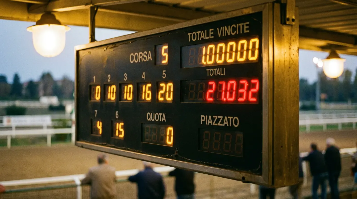 Payout delle scommesse ippiche in Italia - dati ADM